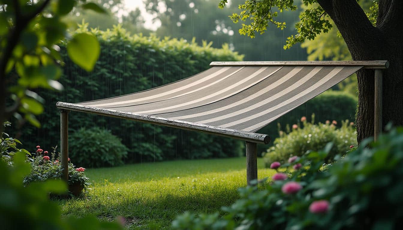 Protéger un étendoir de jardin en bois contre l’humidité