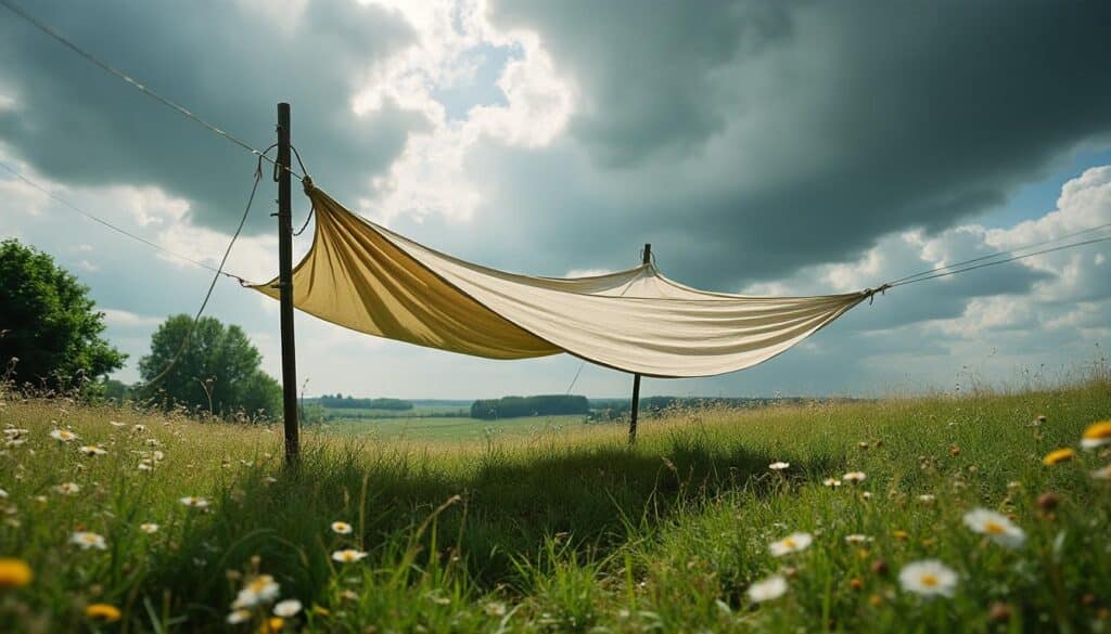 Conseils pour stabiliser un étendoir de jardin par vent fort