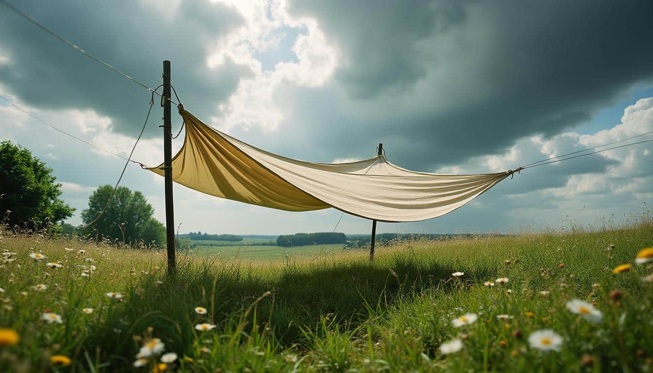 Conseils pour stabiliser un étendoir de jardin par vent fort