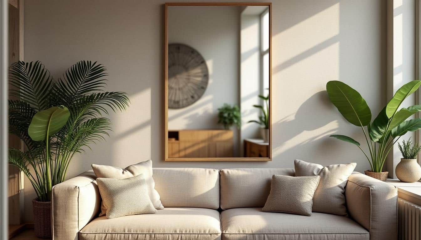 Créer une ambiance moderne grâce à des miroirs muraux dans votre déco