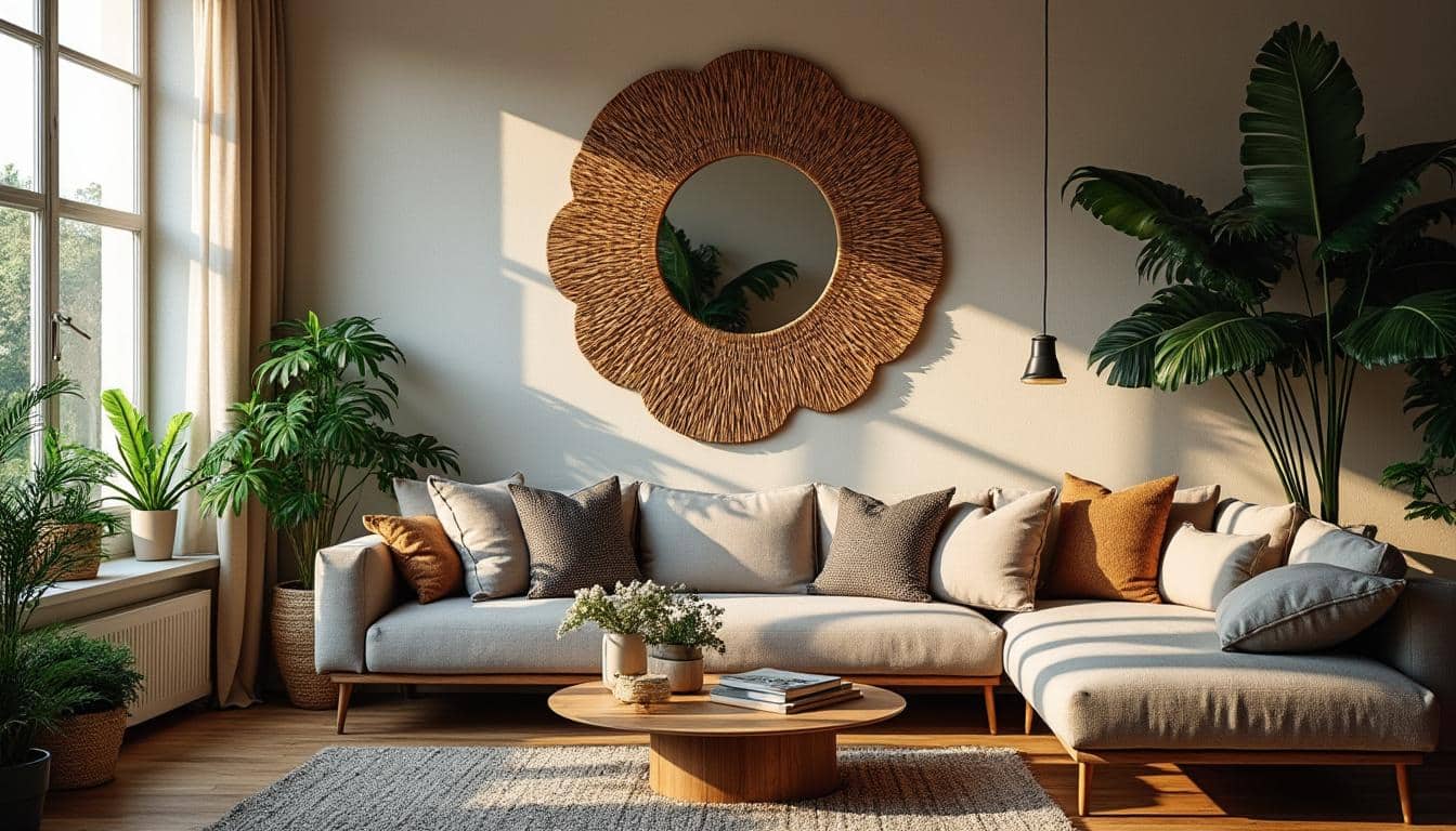 Comment intégrer un miroir mural de style bohème dans la maison