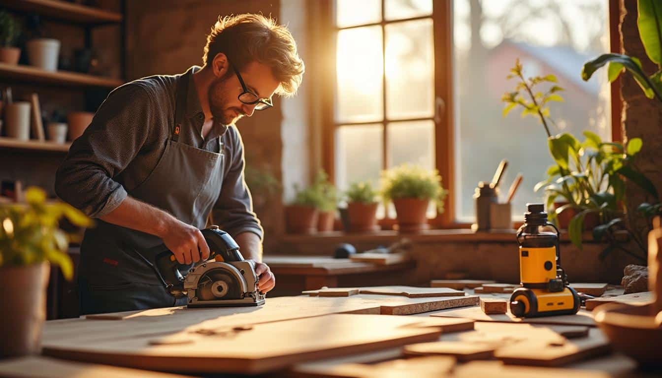 Illustration: Pourquoi la location d’une scie circulaire simplifie vos petits travaux ?