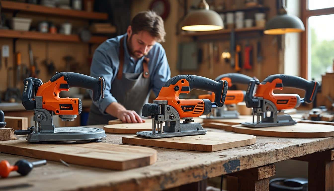 Illustration: Quels sont les modèles phares de scie à ruban chez Einhell et leurs caractéristiques ?