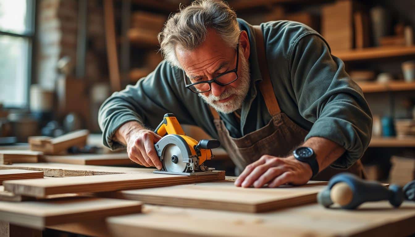 Illustration: Pourquoi choisir une scie circulaire adaptée à la découpe du parquet ?