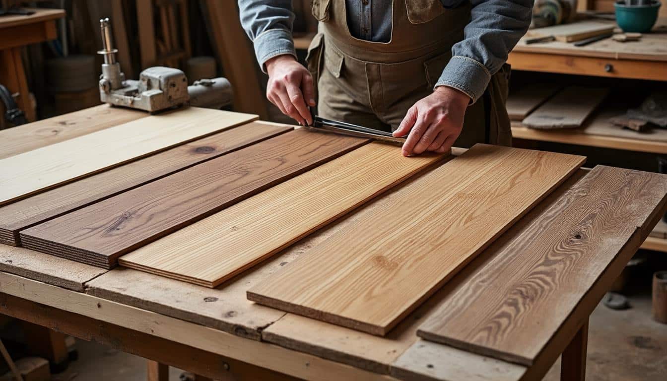 Illustration: Comment les différents types de parquet influencent la découpe et le choix de la scie circulaire ?