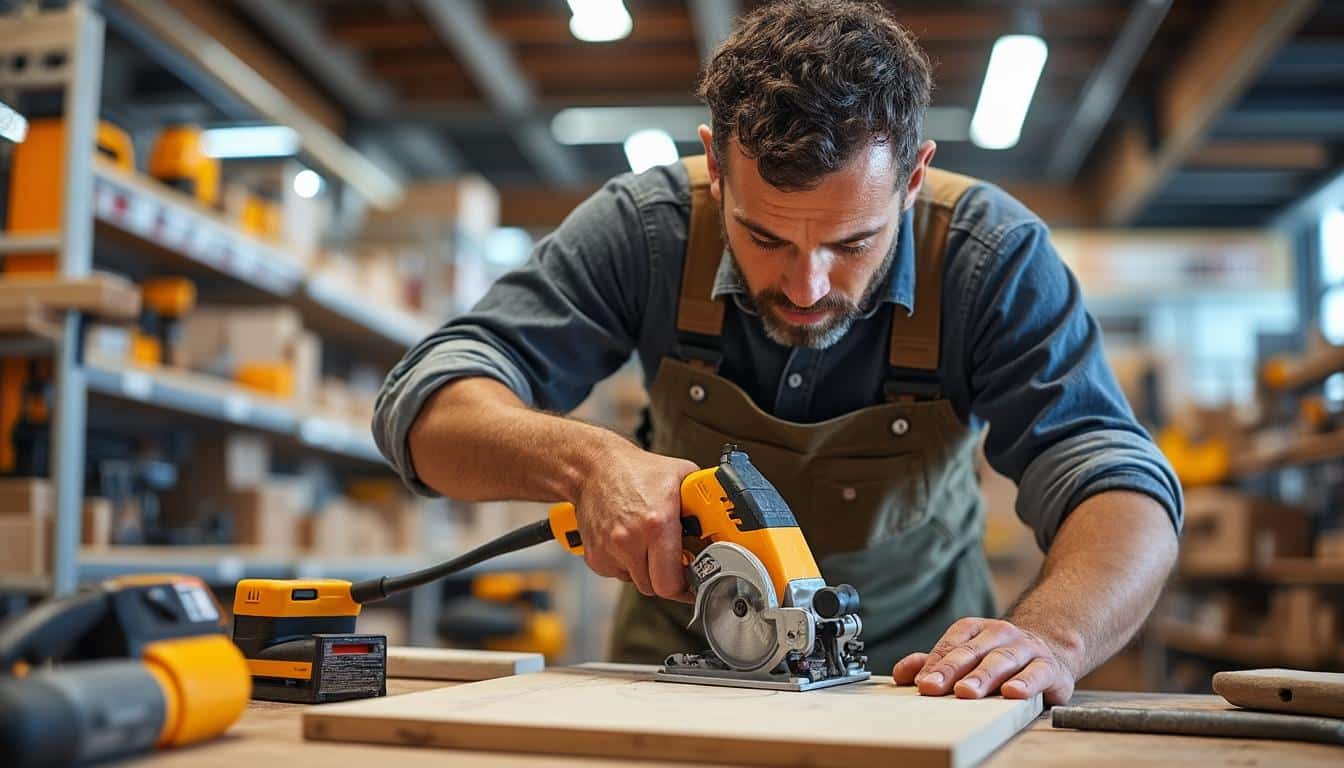 Illustration: Comment choisir et utiliser efficacement une scie cloche de 100 mm achetée chez Brico Dépôt