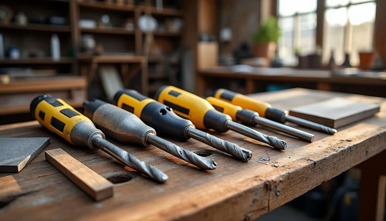 Illustration: Les principaux types de forets selon les matériaux à percer