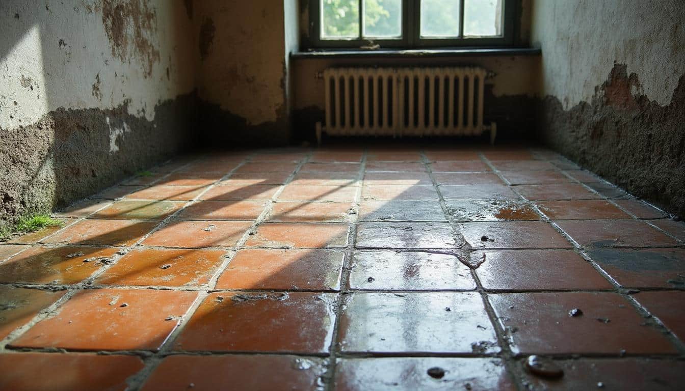 Carrelage humide dans une maison ancienne : causes et solutions efficaces