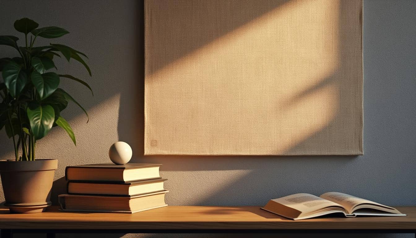 Illustration: Comprendre le charme d’un luminaire mural en toile naturelle