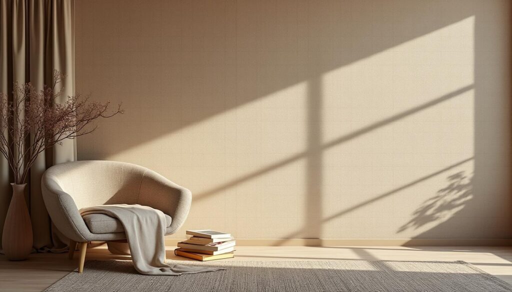 Applique murale en tissus : lumière douce et ambiance chaleureuse