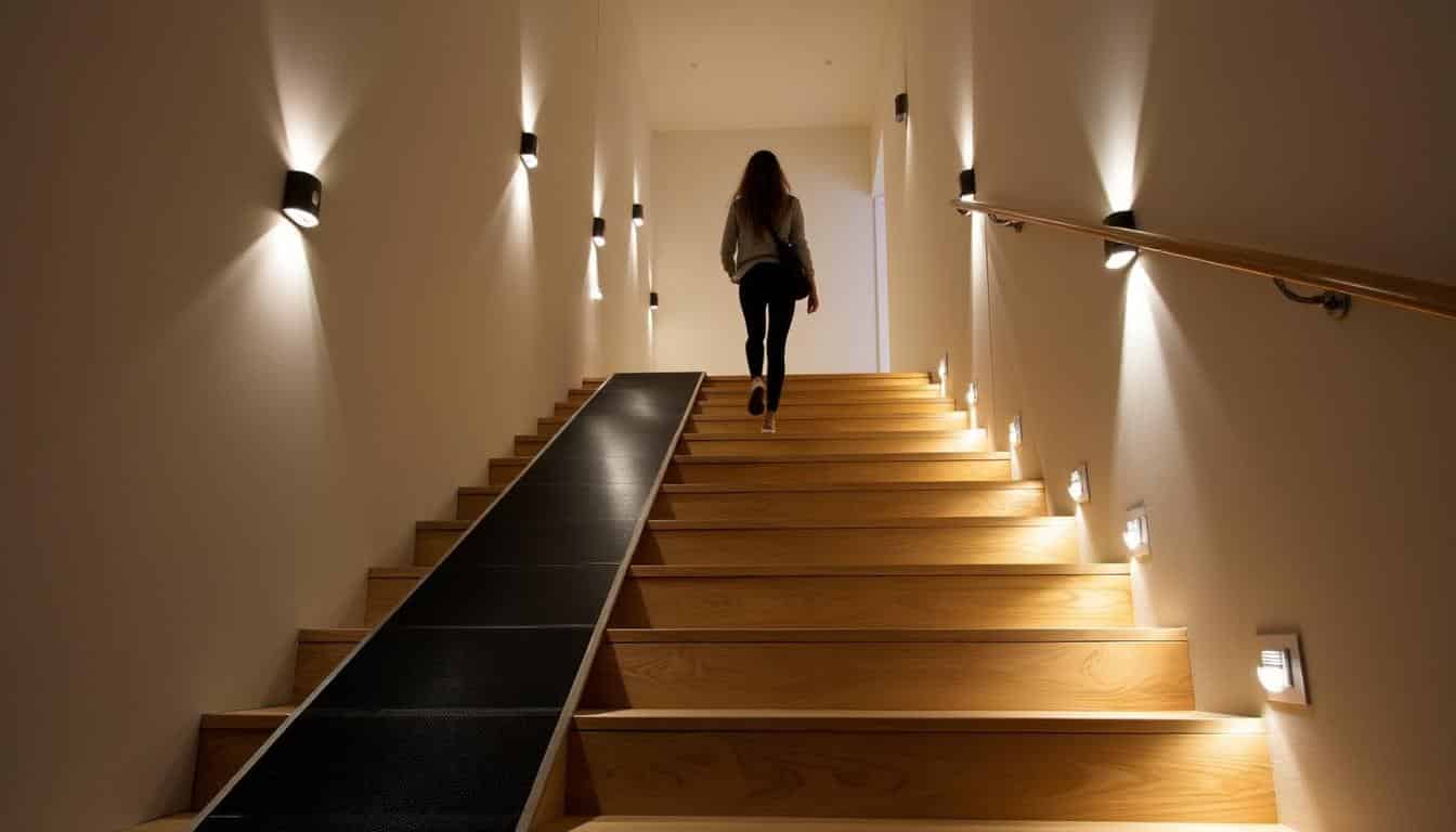 Illustration: Pourquoi choisir une applique murale adaptée à l’escalier intérieur ?