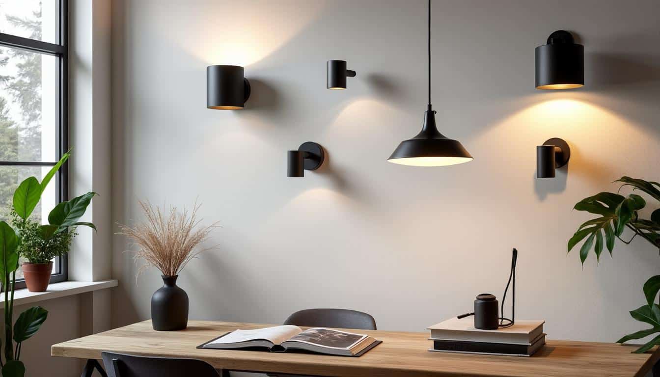 Illustration: Comprendre les spécificités des luminaires muraux noirs