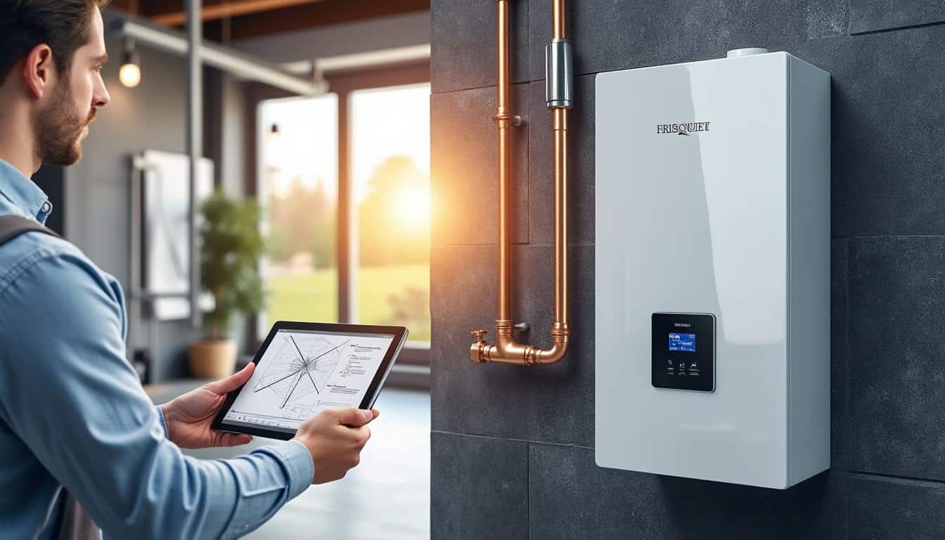 Illustration: Découvrez la chaudière Frisquet Hydroconfort : un produit mural de qualité reconnue