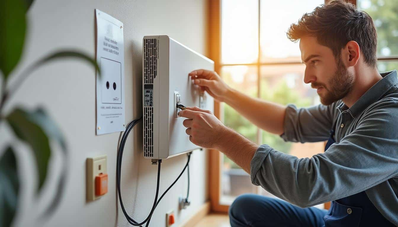 Illustration: Comprendre le fonctionnement d’un radiateur électrique sans fil pilote
