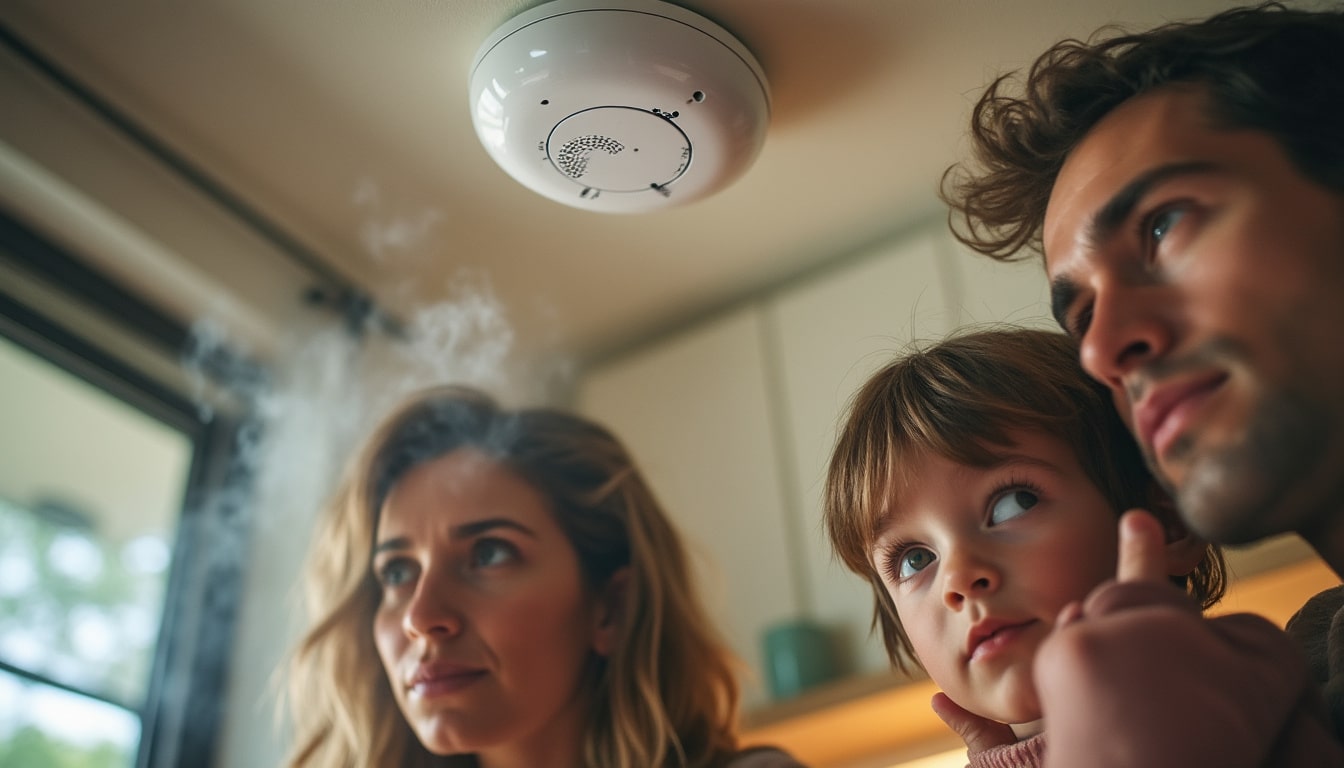 Illustration: Comprendre le rôle essentiel du détecteur de fumée et son signal sonore
